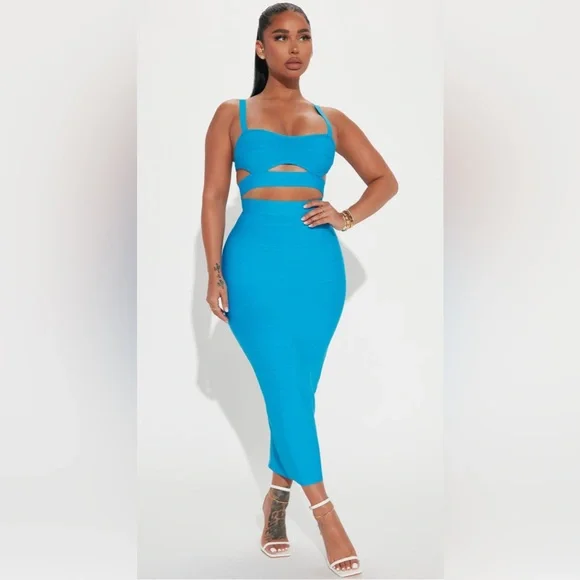 Fashion Nova | Intimates & Sleepwear | Fashion Nova Bandage Skirt Set |  Poshmark